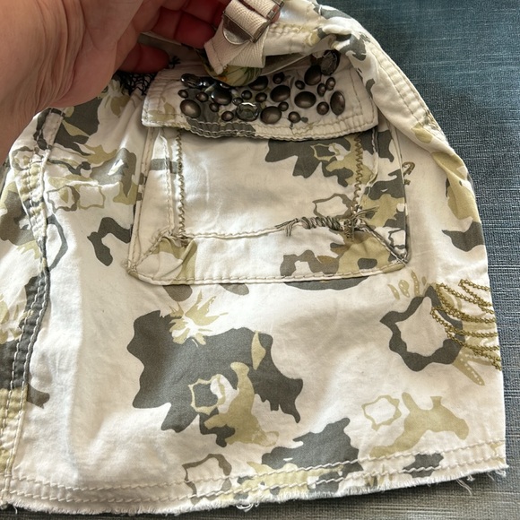 Miss Me Designer Mini Skirt with Studs & Embroidery-kids sz 14 - Picture 15 of 16